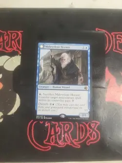 Magic The Gathering Midnight Hunt "Malevolent Hermit Benevolent Geist" RARE NM - Image 1