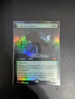 Cemetery Prowler (Extended Art) Innistrad: Crimson Vow Foil mtg - Image 1