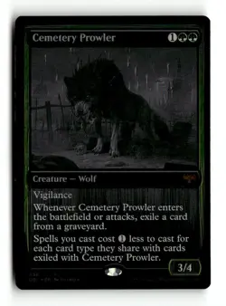 MTG | Cemetery Prowler | DBL | Foil | Moderately Played | English - Image 1