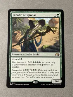 MTG, Fanatic of Rhonas 152 NM Modern Horizons 3 Regular - Image 1