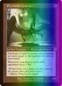 MTG Psychosis Crawler (44/126) The Brothers' War Retro Artifacts LP FOIL - Image 1