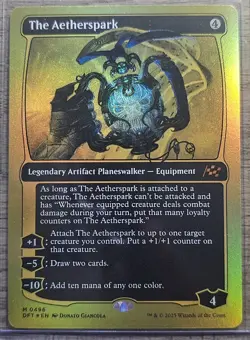 The Aetherspark - FIRST PLACE FOIL - Aetherdrift - NM - Image 1
