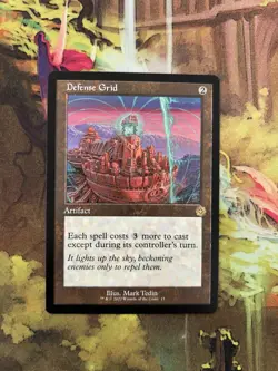1x Defense Grid - Retro Frame NM Eng MTG - Brother's War - Image 1