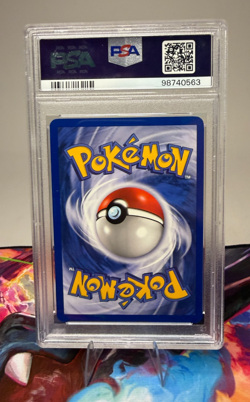 2000 Pokemon Team Rocket Dark Machamp 1st Edition Holo Rare #10 PSA 9 Mint - Image 2