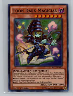 Yu-Gi-Oh Toon Dark Magician Super Rare 1st Edition #MP17-EN083 11207 - Image 1