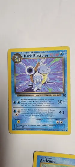 Dark Blastoise 20/82 Team Rocket WOTC Vintage Rare Pokemon Card LP - Image 1