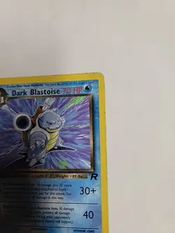 Dark Blastoise 20/82 Team Rocket WOTC Vintage Rare Pokemon Card LP - Image 3