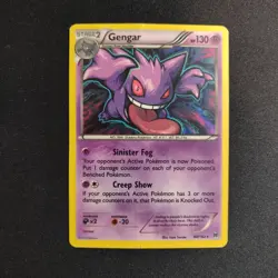 Gengar 60/162 Breakthrough DAMAGED Holo Pokemon TCG Card - Image 1
