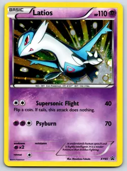Latios - Black Star Promo XY65 Cosmos Holo Pokemon Card LP - Image 1