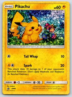 Pikachu - General Mills SM86 Black Star Promo Holo Pokemon Card MP - Image 1