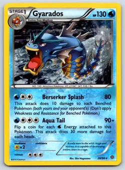 Gyarados - Cosmos Holo - Ancient Origins 20/98 Rare Promo Pokemon Card LP - Image 1