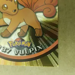 Pokemon Card - 1999 Topps TV Animation Edition - #37 Vulpix Holo Black Logo - NM - Image 4