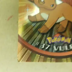 Pokemon Card - 1999 Topps TV Animation Edition - #37 Vulpix Holo Black Logo - NM - Image 5
