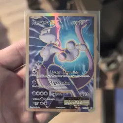 Pokemon Mewtwo EX TCG Full Art Holo Ultra Rare Card 103/108 XY Evolutions minty! - Image 1