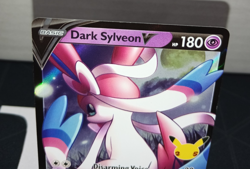 Dark Sylveon V Sword & Shield SWSH134 Black Star Promo Holo Pokemon Card LP TK - Image 2