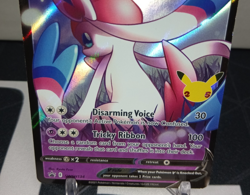 Dark Sylveon V Sword & Shield SWSH134 Black Star Promo Holo Pokemon Card LP TK - Image 3