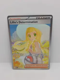 Lillies Determination 184/132 Mega Evolution SIR Pokemon TCG Card NM - Image 1