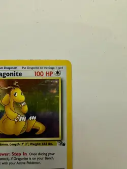 Dragonite Fossil Holo 4/62 - Pokemon Card - Good Condition - Image 5