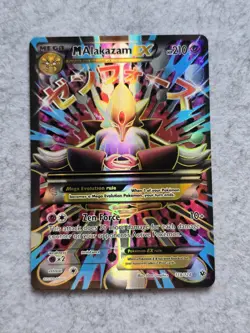 Pokemon Mega Alakazam EX Holo Card 118/124 Fates Collide Series Full Art Rare - Image 1
