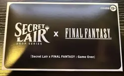 MTG Secret Lair X Final Fantasy Game Over JP Non-foil. SEALED - Image 1