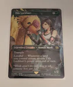 Tifa Lockhart (Borderless) (Chocobo Track Foil) Final Fantasy - Magic MTG - Image 1