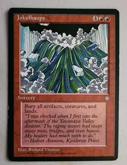 Jokulhaups Ice Age Regular LP Lightly Played MTG - Image 1