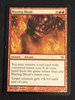 1x Blazing Shoal (96) Betrayers of Kamigawa LP MTG Magic the Gathering x1 MKE - Image 1