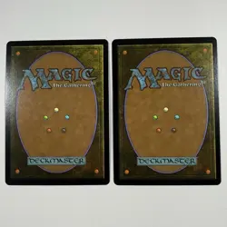 Magic The Gathering Mtg Foil X2 Phyrexian Oil Slick Swamp Land Near Mint Rare - Image 2