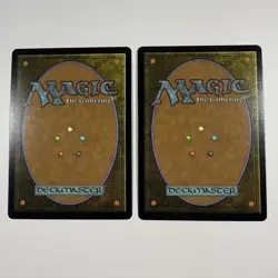 Magic The Gathering Mtg Foil X2 Phyrexian Oil Slick Plains Land Near Mint Rare - Image 2