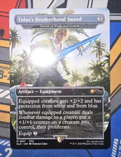 MTG - SLD - Tidus's Brotherhood Sword - SoTaJ #1867 - Near Mint Non Foil - Image 1
