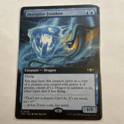 Deceptive Frostkite (Extended Art) Commander: Tarkir: Dragonstorm Regular - Image 1