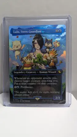 NM Lulu, Stern Guardian Chocobo Track Foil Final Fantasy MTG - Image 1