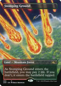 [MTG] Stomping Ground (Foil) (Borderless) (280) (UNF) NM - Image 1