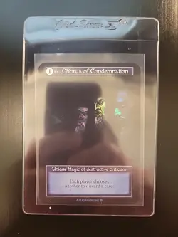 Chorus Of Condemnation Sorcery Contested Realm Gothic Unique Foil - Image 1