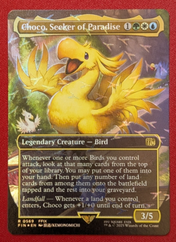 LCI Chocobo Track Foil Borderless CHOCO SEEKER OF PARADISE 1x Final Fantasy MTG - Image 1