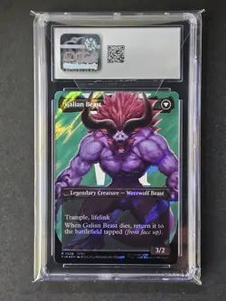 MTG CGC 10 Vincent Valentine (Borderless) (Surge Foil) R 528 Final Fantasy - Image 2