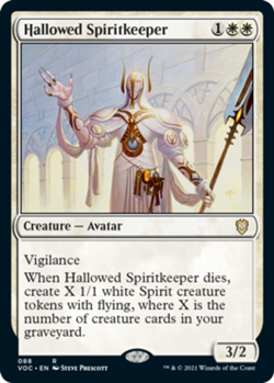 x1 Hallowed Spiritkeeper R MTG Commander Innistrad: Crimson Vow M/NM, English - Image 1