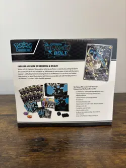 Pokemon TCG Pokemon Center Exclusive Black Bolt Elite Trainer Box Factory Sealed - Image 2