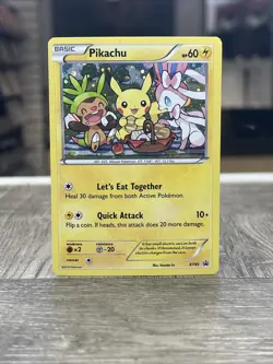 Pokemon Pikachu XY95 Black Star Promo Holo - Image 1