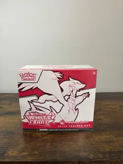 PokemonTCG Pokemon Center Exclusive White Flare Elite Trainer Box Factory Sealed - Image 1