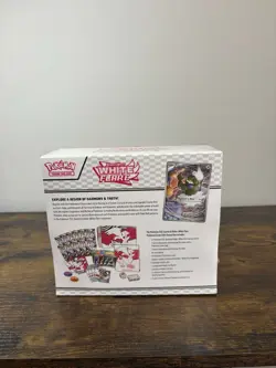 PokemonTCG Pokemon Center Exclusive White Flare Elite Trainer Box Factory Sealed - Image 2
