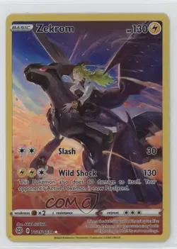 Full Art - Zekrom Pokemon Sword & Shield Brilliant Stars Trainer Gallery #TG05 - Image 1