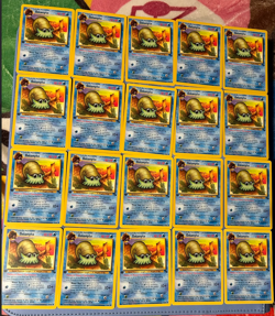 (X20) Omanyte 1st Edition Fossil Pokemon [RESERVED LOT] - Image 1