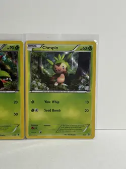 Chespin 3/39, Quilladin 4/39, Chesnaught 5/39-Kalos Starter Set Holo Pokemon Lot - Image 4