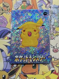 Pokemon Vintage Pocket Monsters Vending HOLO Prism Sticker 1999 Bandai Nintendo - Image 2