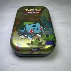 Kanto Friends Pokemon Collectible Mini Tin: Bulbasaur (empty) - Image 1