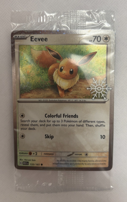 Pokemon TCG: Eevee 151 133/165 - Special Snowflake Stamped Promo - Image 1