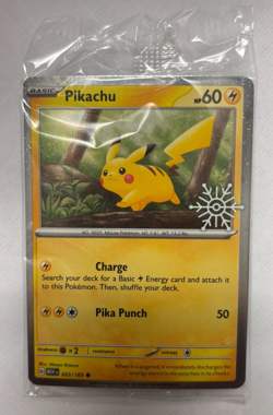 Pokemon TCG: Pikachu 151 025/165 - Special Snowflake Stamped Promo - Image 1
