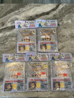 Five 1999 Pokemon Stickers Albums Series 1 New Sealed Rare Artbox ￼LOT Nintendo - Image 1