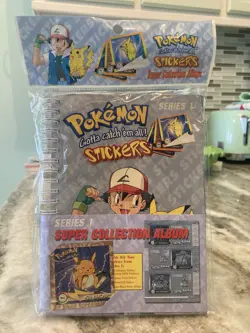 Five 1999 Pokemon Stickers Albums Series 1 New Sealed Rare Artbox ￼LOT Nintendo - Image 3